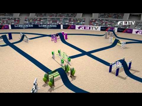 Longines FEI World Cup™ Jumping 2014/15 - Gothenburg - Course Animation