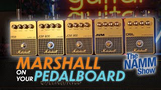 Video thumbnail for Marshall Overdrive Pedals | NAMM 2025 by GUITARGUITAR