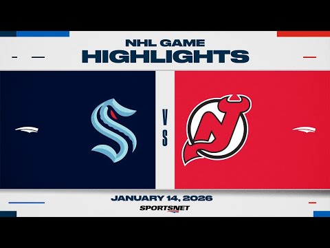 NHL Highlights | Kraken vs. Devils - January 14, 2026