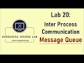Program For Inter Process Communication Using Message Queues Msgget Msgsnd Msgrcv IPC