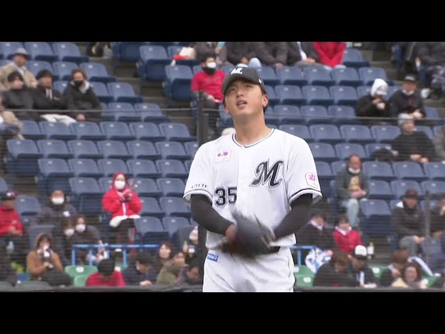 【7回表】期待の若手が魅せる!! マリーンズ・田中晴也 5回3奪三振無失点で試合をつくる!! 2025年3月6日 千葉ロッテマリーンズ 対 広島東洋カープ