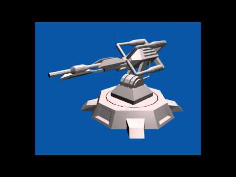 3D Model - Disintigrator Turret (high-power laser)