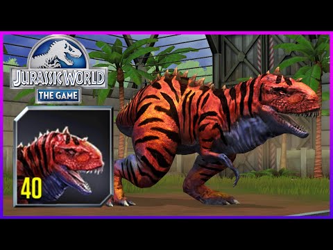 RAJASAURUS Max Level 40 - | Jurassic World The Game |#1