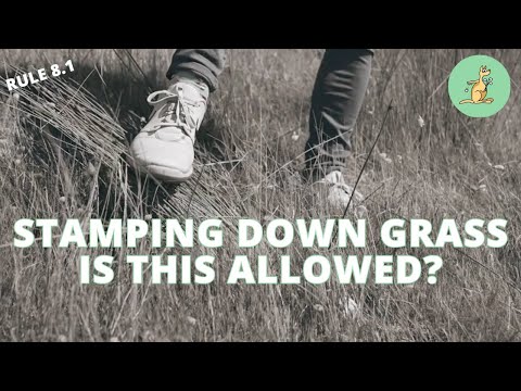 Stamping Down Grass: Is This ALLOWED? - Golf Rules Explained