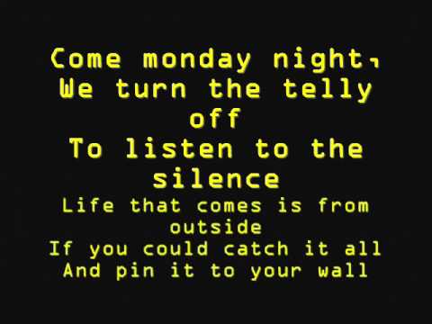 God Help The Girl- Come Monday Night (Lyrics)
