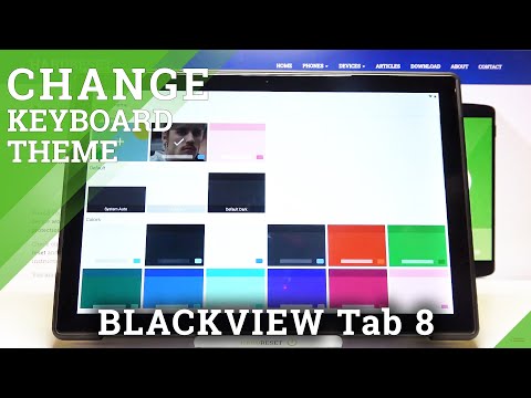How to Customize Keyboard on BLACKVIEW Tab 8 – Keyboard Theme