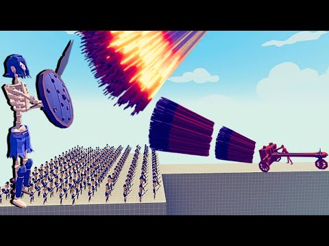 50x SKELETON ARMY vs EVERY GOD | Totally Accurate Battle Simulator TABS