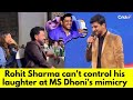 Rohit Sharma Shares A Laugh At MS Dhoni S Mimicry During CEAT Awards