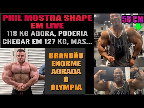 O que você está planejando, Phil Heath? + Brandão crescendo a cada semana + Goodvito e Saizen