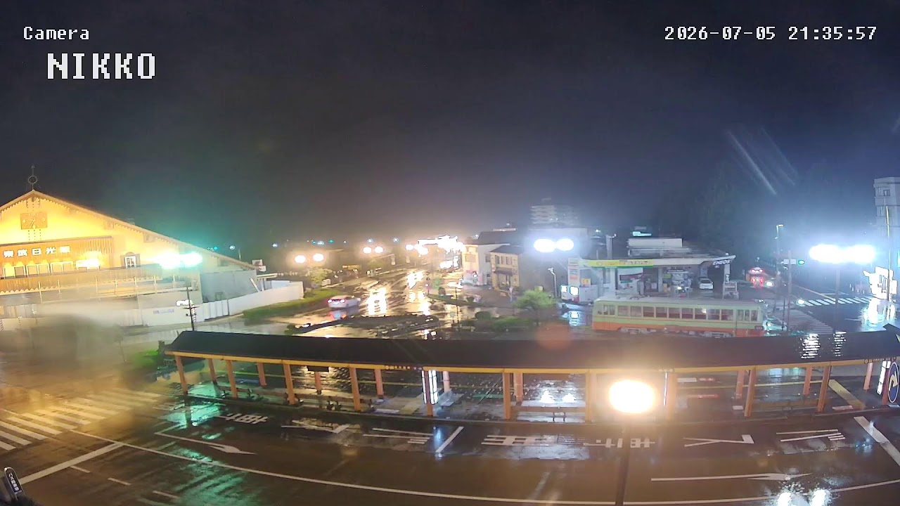 Live webcam view of Tobu Nikko Station Front