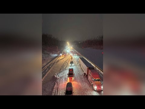 I-85 NB shutdown in NC, over 100 vehicles stranded | WSOC-TV