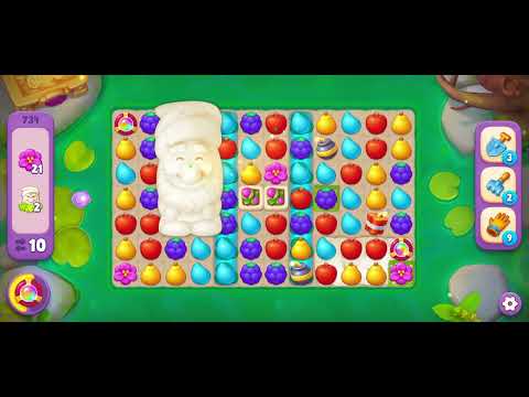 Gardenscapes Level 734