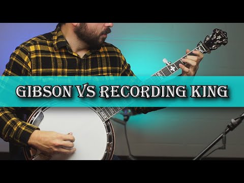 Gibson Earl Scruggs vs Recording King RK-75 Banjo Comparison