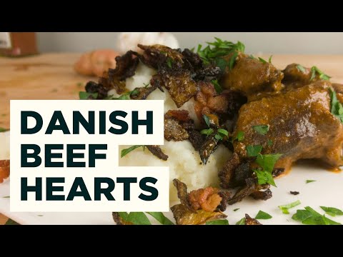 Hjerter i Flødesovs - Danish Beef Hearts in Cream Sauce Recipe