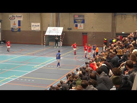 3e Poulewedstrijd GVVV - VV Renswoude Jan Rebergen Zaalvoetbaltoernooi 2018
