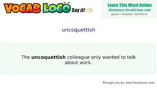 Video thumbnail for uncoquettish