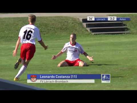 B-Junioren - FV Lörrach Brombach vs. VfR Aalen 3:2 - Leonardo Costanza
