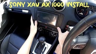 Download lagu How to fit a Sony XAV AX 1000 stereo/head-unit in a Audi A3 8P using the connects2 kit mp3