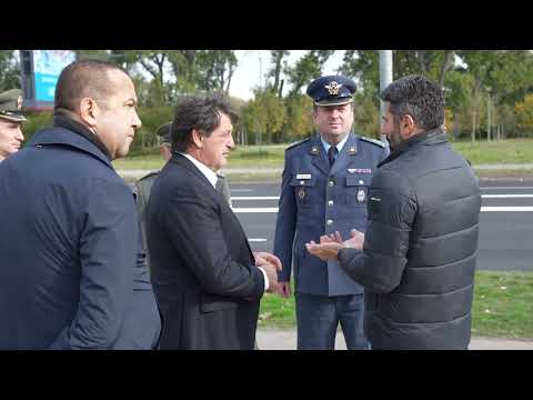 Ministar Gašić obišao završene radove na sanaciji asfalta na trasi vojne parade