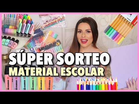 ¡SÚPER SORTEO MATERIAL ESCOLAR + Favoritos PAPELERÍA! | Bstyle