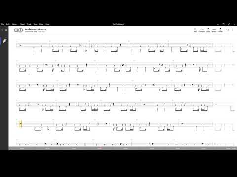 Andamento Lento ( Tulio de Piscopo ) ,Tablatura e base Senza Basso - Backing bass track - NO BASS