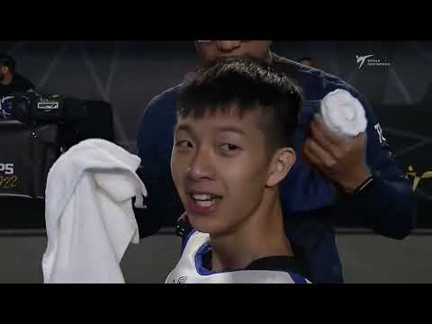 403 M-58kg R-64 HUANG Yu-xiang TPE 🔵 vs 🔴 RAMOS Jorge CHI I Guadalajara 2022 WT Championships