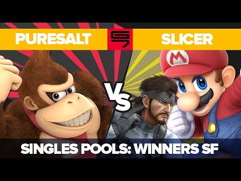 Puresalt vs Slicer - Ultimate Singles: Pools R1 Winners Semifinals - Genesis 7 | DK vs Snake, Mario