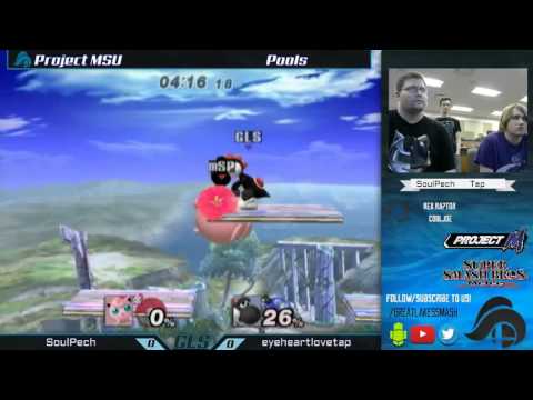Project MSU Pools - SoulPech (Jigglypuff) vs. eyeheartlovetap (Yoshi)