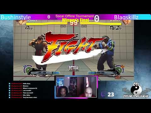 USF4 - OTL Tournament Blaqskillz (Deejay) vs BushinStyle (Guy)