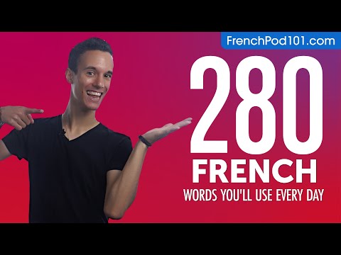 280 French Words You'll Use Every Day - Basic Vocabulary #68