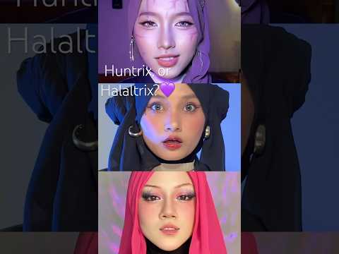 #huntrix #kpop #kpopdemonhunters #makeuptrend #makeup #cosplay #hijabcosplay #rumi #mira #zoey
