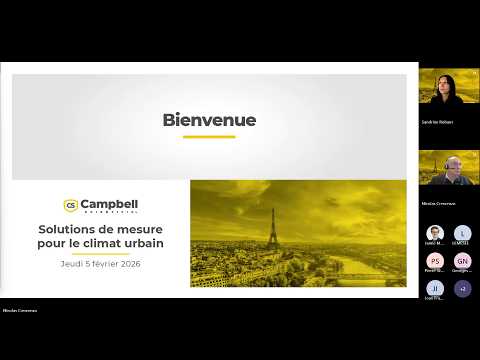 Webinaire: Solutions de mesure pour le climat urbain