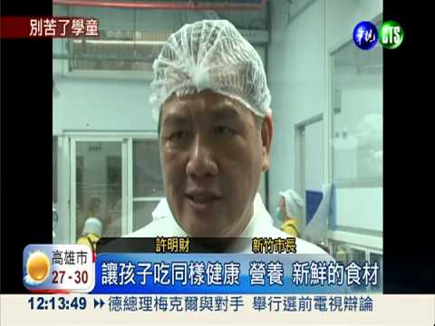 營養午餐恐縮水 業者掛保證!