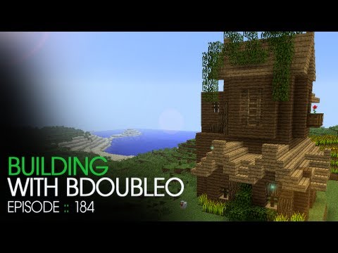 Minecraft Building with BdoubleO - Episode 184 - Dressing up the house