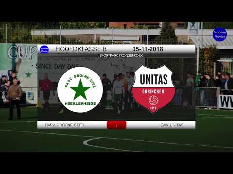 Doelpunten RKSV Groene Ster-GVV Unitas 05-11-2018