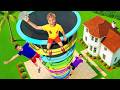 LAST TO LEAVE TRAMPOLINE TOWER WINS 10 000