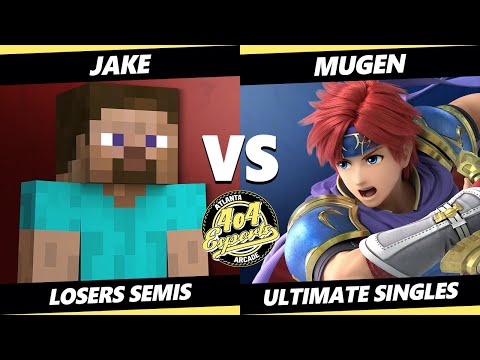 4o4 Smash Night 58 Losers Semis - Jake (Steve) Vs. Mugen (Roy) SSBU Ultimate Tournament