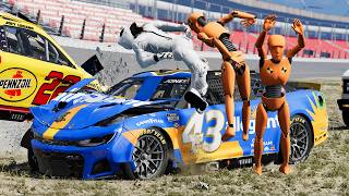 NASCAR Racing Crashes #95 | BeamNG Drive