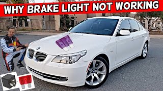 WHY BRAKE LIGHT DOES NOT WORK BMW E60 E61 525i 528i 530i 535i 540i 550i 520i 523i 520d 525d 530d 535