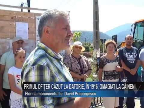 Primul ofiter cazut la datorie,  in 1916, omagiat la Caineni