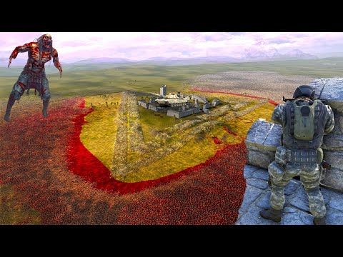 Soldiers Silently Attacked By Night Zombies | Ultimate Epic Battle Simulator 2