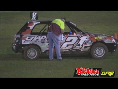 Junior Sedans - Heat 6 - TWA Allstar Series - Kingaroy Speedway - 22.10.16