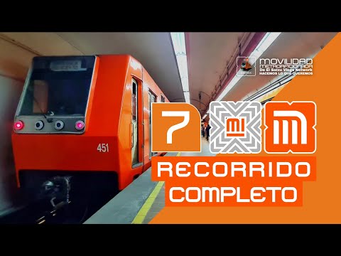 [STC METRO] Línea 7 | Recorrido de Barranca del Muerto - El Rosario. | Movilidad Metroaficionada