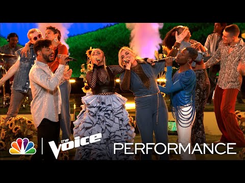 Camila Cabello and Team Perform "Happy Together" | NBC's The Voice Live Top 13 Eliminations 2022