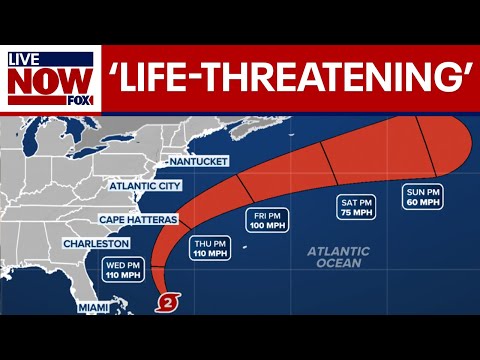 Hurricane Erin: East Coast beaches at risk for 'life-threatening' rip currents | LiveNOW from FOX