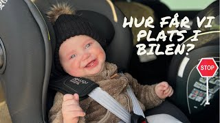 Hur får vi egentligen plats i bilen - Video om våra bilbarnstolar