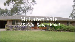Video overview for 158 Rifle Range Road, McLaren Vale SA 5171
