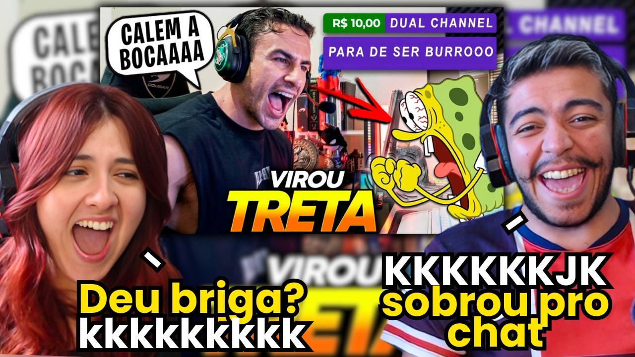SUPER XANDÃO foi TROCAR AS PEÇAS DO PC e VIROU TRETA GENERALIZADA na LIVE KKKKKKKKKKK | REACT