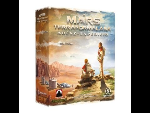 Mars Terraformálása: Árész-expedíció. Kicsomagolás, próbajáték. - Lángoló Kockák