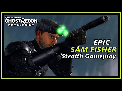 Ghost Recon Breakpoint - EPIC SAM FISHER Stealth Gameplay | ROLEPLAY | No Commentary [Ghost Mode]